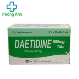 Daetidine 500mg - Thuốc điều trị rối loạn ý thức, bệnh Parkinson