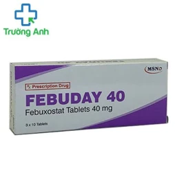 Febuday 40 - Thuốc điều trị tăng axit uric máu ở người bị gout