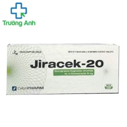 Jiracek-20 - Thuốc điều trị bệnh trào ngược dạ dày-thực quản (GERD)