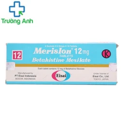 Merislon 6 - Thuốc điều trị chóng mặt, rối loạn tiền đình