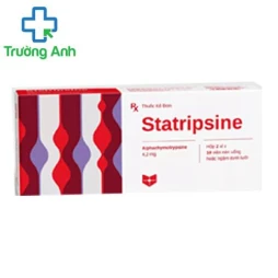 Statripsine - Thuốc điều trị phù nề sau chấn thương, phẫu thuật, bỏng