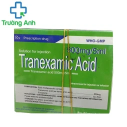 Tranexamic acid 500mg/5ml MD Pharco - Làm giảm mất máu trong phẫu thuật