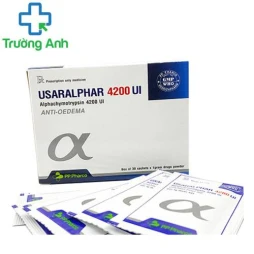 Usaralphar 4200UI- Thuốc điều trị phù nề sau chấn thương