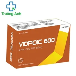 Vidpoic 600 - Thuốc điều trị rối loạn cảm giác do viêm đa dây thần kinh đái tháo đường