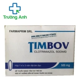 Timbov - Thuốc điều trị nhiễm khuẩn âm đạo, viêm âm đạo hiệu quả