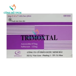 Trimoxtal 875/125 Mipharmco - Thuốc điều trị nhiễm khuẩn hiệu quả