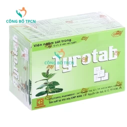 Tyrotab Pharmedic - Viên ngậm điều trị viêm họng hiệu quả