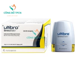Ultibro Breezhaler - Thuốc điều trị bệnh phổi tắc nghẽn hiệu quả