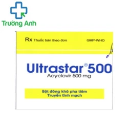 Ultrastar 500 Pharbaco - Thuốc điều trị nhiễm Herpes simplex hiệu quả
