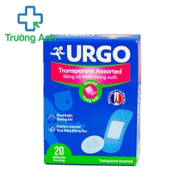 Băng cá nhân Urgo Transparent-4 kích cỡ - Bảo vệ vết thương