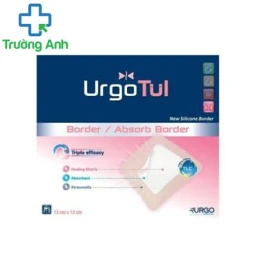 Urgotul Absorb Border (Silicone) 13cm x 13cm - Băng dán chống loét vết thương