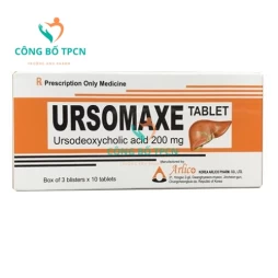 Ursomaxe Tablet - Thuốc điều trị sỏi túi mật, rối loạn gan mật của Korea