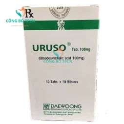 Uruso 100mg - Thuốc điều trị sỏi mật, sơ gan hiệu quả