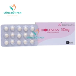 Utrogestan 100mg - Thuốc điều trị rối loạn kinh nguyệt hiệu quả