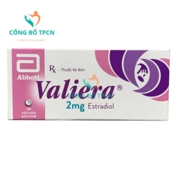 Valiera - Thuốc điều trị bệnh liên quan đến thiếu hụt esatrogen