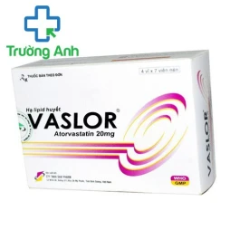Vaslor 20 - Thuốc điều trị tăng cholesterol máu, tăng triglyceride máu