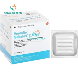 Ventolin Nebules 2.5mg - Thuốc điều trị hen phế quản hiệu quả