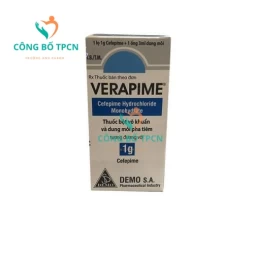 Verapime 1g - Thuốc điều trị nhiễm khuẩn hiệu quả của Hy Lạp