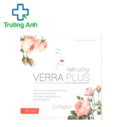 Viên uống Verra Plus - Hạn chế quá trình lão hóa da, làm đẹp da