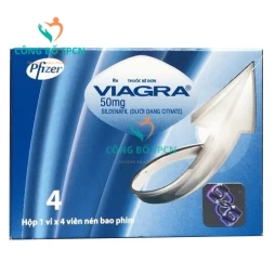 Viagra 50mg - Thuốc điều trị liệt dương, rối loạn dương cương hiệu quả