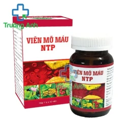 Viên mỡ máu – NTP (lọ 60 viên) - Giảm mỡ máu, ổn định huyết áp