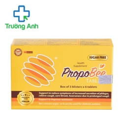 Viên ngậm PropoBee Tablet - Hỗ trợ giảm ho, giảm đau rát họng