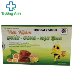 Viên ngậm Quất – Gừng – Mật ong - Giúp bổ phế, giảm ho
