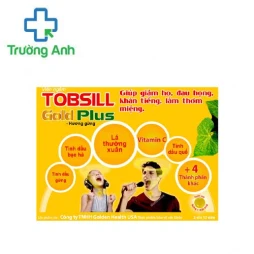 Viên ngậm TobsillGoldPlus® - Giúp làm dịu tình trạng đau họng