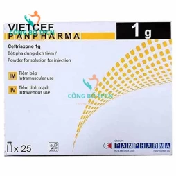 Vietcef 1g - Thuốc điều trị nhiễm khuẩn hiệu quả của Pháp
