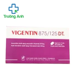 Vigentin 875/125 DT Pharbaco  (viên nén phân tán) - Thuốc điều trị nhiễm khuẩn hiệu quả