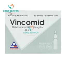 Vincomid 10mg/2ml Vinphaco - Thuốc điều trị, hỗ trợ nôn nửa