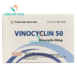 Vinocyclin 50 - Thuốc điều trị nhiễm khuẩn hiệu quả của Medisun