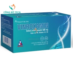 Vinroxamin 500mg Vinphaco - Thuốc điều trị thừa sắt hiệu quả