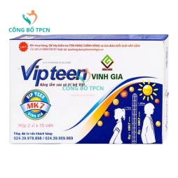 Vipteen – Hỗ trợ tăng chiều và phát triển trí não