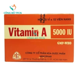 Vitamin A 5000 IU MKP - Giúp bổ sung vitamin cho cơ thể hiệu quả