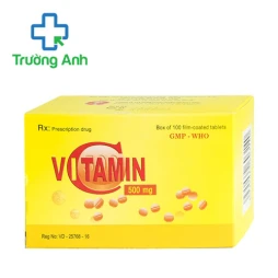 Vitamin C 500mg Quapharco - Thuốc điều trị bệnh do thiếu vitamin C hiệu quả