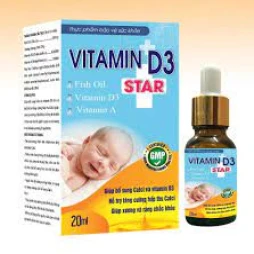 Vitamin D3 Star - Giúp bổ sung Calci và vitamin D3 cho cơ thể