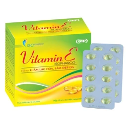 Vitamin E Isopharco - Hạn chế quá trình lão hóa da, làm đẹp da hiệu quả