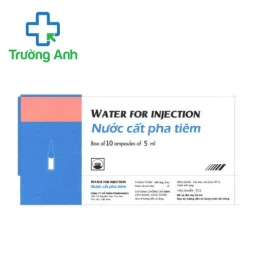 Water for injection 5ml (Nước cất pha tiêm) Pymepharco 