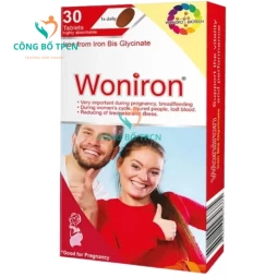 Woniron - Giúp bổ sung sắt và acid folic cho cơ thể