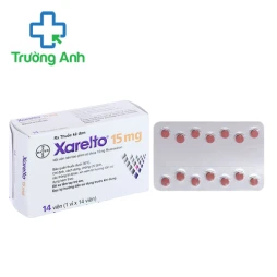 Xarelto Tab 15mg 14's Bayer - Thuốc dự phòng đột quỵ và thuyên tắc huyết khối