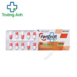 Fenbrat 300mg Mebiphar - Thuốc điều trị tăng cholesterol