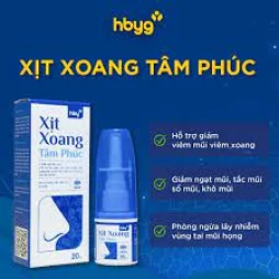 Xoang Tâm Phúc - Giúp giảm triệu chứng viêm xoang, viêm mũi