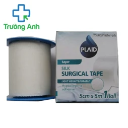 Young Plaster-Silk 5cm x 5m - Băng keo cuộn cố định kim, luồn băng gạc