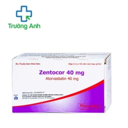 Zentocor 40mg Pharmathen - Thuốc trị bệnh tăng cholesterol máu