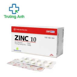 Zinc 10 Agimexpharm - Thuốc điều trị thiếu kẽm hiệu quả