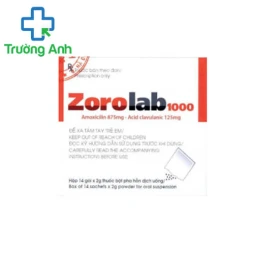 Zorolab 1000 Hataphar - Thuốc điều trị nhiễm khuẩn hiệu quả